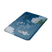 Tapis De Bain Alice au pays des merveilles Floral Blue Bathmat (Angle)