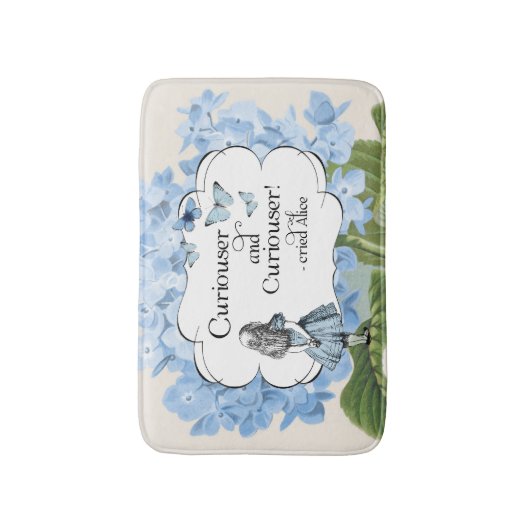 Tapis De Bain Alice en couverture plus curieuse de Bath (Devant (Vertical))