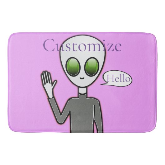 Tapis De Bain Alien courtois Thunder_Cove (Devant)