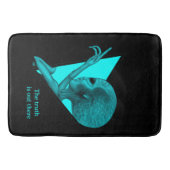 Tapis De Bain Alien gris, la vérité est là (Devant)