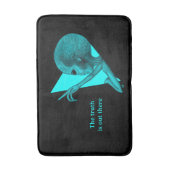 Tapis De Bain Alien gris, la vérité est là (Devant (Vertical))