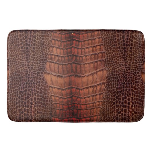 Tapis De Bain Aligator Classic Reptile en cuir (Faux) (Devant)
