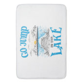 Tapis De Bain Aller Sauter Dans Le Lac (devant Vertical)