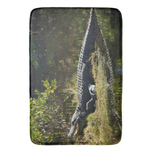 Tapis De Bain Alligator dans le soleil (devant Vertical)