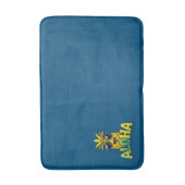 Tapis De Bain Aloha Collection ananas Mat de bain Turquoise (Devant (Vertical))