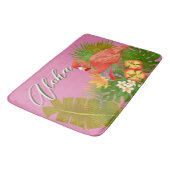 Tapis De Bain Aloha Flamingo  (Angle)