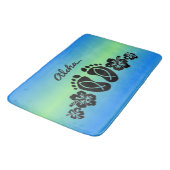 Tapis de bain Aloha Footprints (Angle)