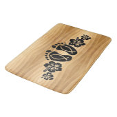 Tapis De Bain Aloha Hawaii Sandy Beach Bain Mat (Angle)