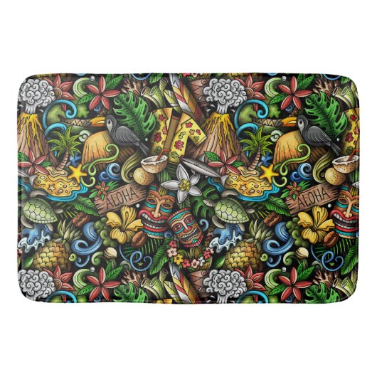 Tapis De Bain ALOHA Tropical (Devant)