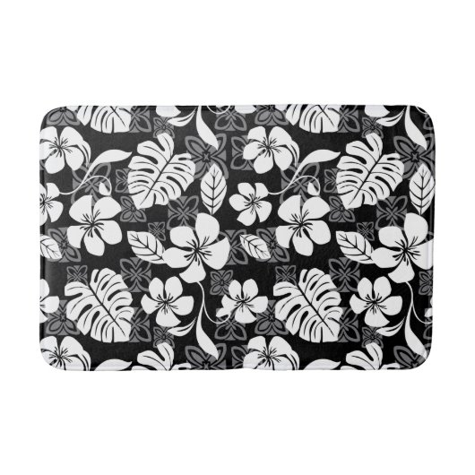TAPIS DE BAIN ALOHA VENDREDI (NOIR) (Devant)