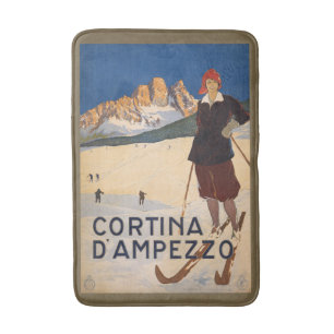 Tapis De Bain Alpes italiennes Vintage voyage Poster nattes de b