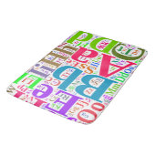 Tapis De Bain alphabet coloré (Angle)