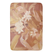 Tapis De Bain Alphonse Mucha Art Nouveau Détail floral (devant Vertical)