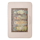 Tapis De Bain Alphonse Mucha - Les heures du jour (devant Vertical)
