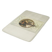 Tapis De Bain Alphonse Mucha - Têtes byzantines Brunette (Angle)