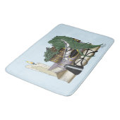 Tapis De Bain Amant de livres dragon endormi fantaisiste vert co (Angle)
