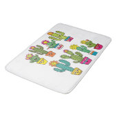Tapis De Bain Amateurs de cactus mignons (Angle)