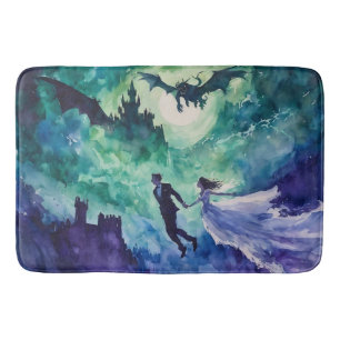 Tapis De Bain Amateurs de vol - Peinture aquarelle