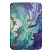 Tapis De Bain Amateurs de vol - Peinture aquarelle (devant Vertical)