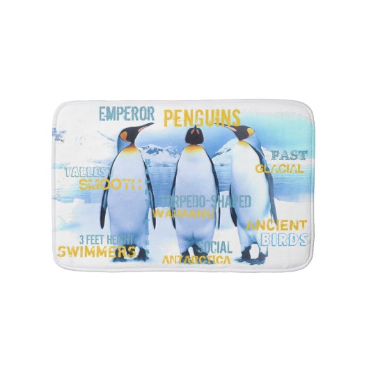 Tapis De Bain Amazing Empereur Penguin (Devant)
