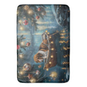 Tapis De Bain American English Foxhound Christmas Festive Voyage (devant Vertical)