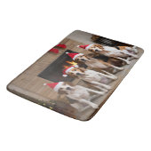 Tapis De Bain American English Foxhound Freplace Noël (Angle)