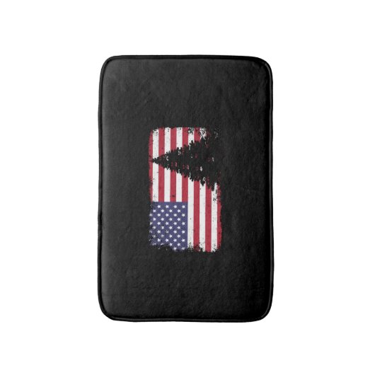 Tapis De Bain american flag (Devant (Vertical))