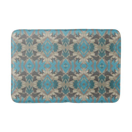 Tapis De Bain American Southwestern Patterned Art And Colors (Devant)