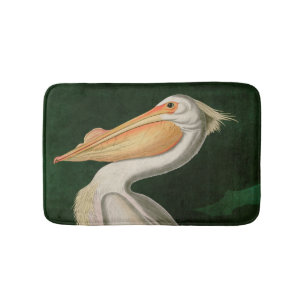 Tapis De Bain American White Pelican Birds of America Audubon