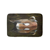 Tapis De Bain American Wigeon Duck on Pond (Devant)