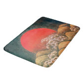 Tapis De Bain AMETERASU, SUN GODDESS Rouge Brown Noir (Angle)