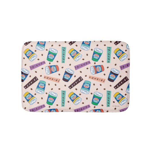 Tapis De Bain AMIS™ | Central Perk Vibrant Motif café (Devant)