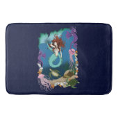 Tapis De Bain Amis de l'Imaginaire bleu Sirène (Devant)