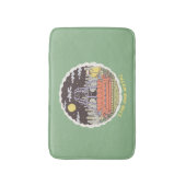 Tapis De Bain AMIS™ | Fontaine de dessin (Devant (Vertical))