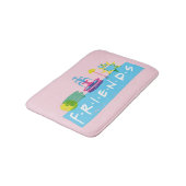 Tapis De Bain AMIS™ | Logo avec icônes (Angle)