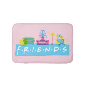 Tapis De Bain AMIS™ | Logo avec icônes (Devant)