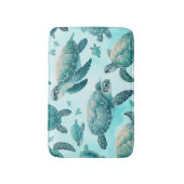 Tapis De Bain Amis Tortues Marines (Devant (Vertical))