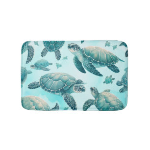 Tapis De Bain Amis Tortues Marines
