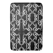 Tapis De Bain Amora noir et blanc (devant Vertical)