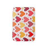Tapis De Bain Amour Coloré Design Motif (Devant (Vertical))