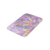 Tapis De Bain Amour de lys pastel (Angle)