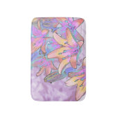 Tapis De Bain Amour de lys pastel (Devant (Vertical))