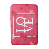 Tapis De Bain Amour et Coeurs (Devant (Vertical))