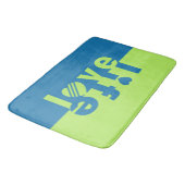 Tapis De Bain Amour / nattes de bain de vie (Angle)