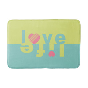 Tapis De Bain Amour / nattes de bain de vie