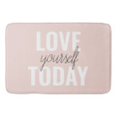 Tapis De Bain Amour Positif Vous-Même Aujourd'Hui Citation Paste (Devant)