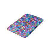 Tapis De Bain amour psychédélique super hippie (Angle)
