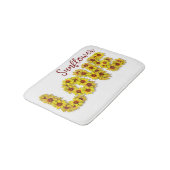 Tapis de bain Amour Tournesol (Angle)