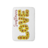 Tapis de bain Amour Tournesol (Devant (Vertical))