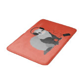Tapis De Bain Amoureux de la musique furet (Angle)